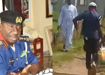 NSCDC Dismisses Officer Seen Looting Covid-19 Palliative in Viral Video