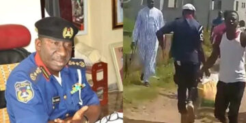 NSCDC Dismisses Officer Seen Looting Covid-19 Palliative in Viral Video