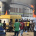 Videos Hoodlums Set Lagos Police Station on Fire