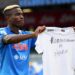 Osimhen Celebrate First Serie A Goal With “End Police Brutality” Shirt
