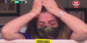 Maradona’s daughter overcame by emotional tribute to late father