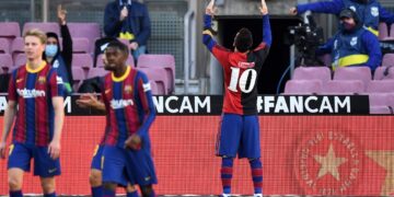 Barcelona Fined €3000 Over Messi’s Goal Celebration to Maradona