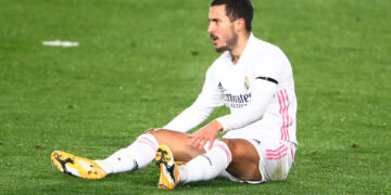 Fears over fresh Hazard’s injury allayed after Real Madrid fell 1 – 2 to Alaves
