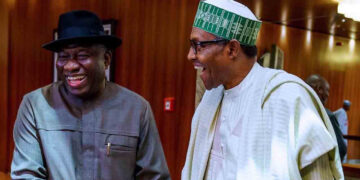 President Buhari Salutes Goodluck Jonathan at 63