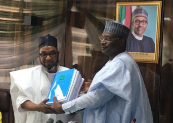 Yakubu hands over to Mu’azu as acting INEC chairman