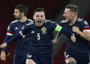 Andy Robertson gets emotional as Scotland end major tournament drought