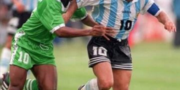 Revealed: Maradona played his last competitive game against Super Eagles