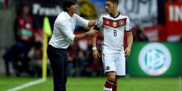 Ozil takes a swipe at Joachim Low after Germany’s historic 6 – 0 defeat to Spain