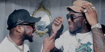 Hot Video Burna Boy and Davdio Exchange Blows in Night Club Clash