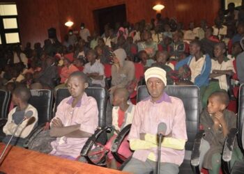 PHOTOS: Governor Masari receives 344 rescued Kankara Boys