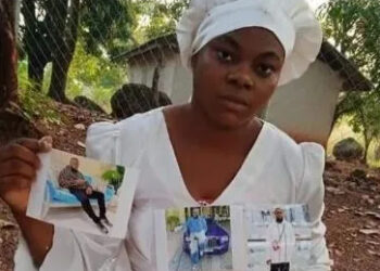 Photos Die Hard Fan Of Hushpuppi Prays For His Release on Unknown Mountain