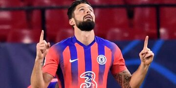 ‘They were good to see’ – Frank Lampard hails Oliver Giroud’s 4 goals against Sevilla