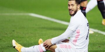 Eden Hazard takes a knock over another lacklustre performance against Athletic Bilbao