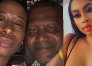 How Dangotes Private Life With Two American Girlfriends Successively Hit The Internet Within 24 Hours