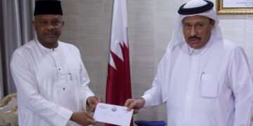 State of Qatar Donates $50,000 for Education Learning Centre, Partners National Refugee Commission