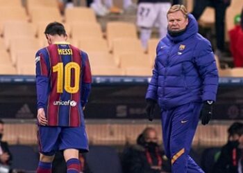 Lionel Messi shown first ever red card as Athletic Bilbao knock Barcelona out of Spanish Super Cup