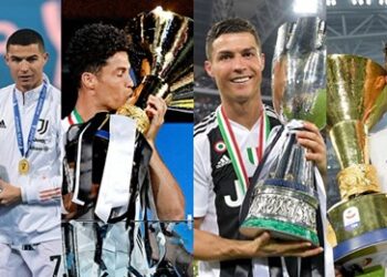 Cristiano Ronaldo sets official goal record as Juventus clinch Suppercoppa title