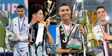 Cristiano Ronaldo sets official goal record as Juventus clinch Suppercoppa title