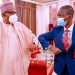 PHOTOS: Buhari receives new EFCC Chairman, Abdulrasheed Bawa at the State House