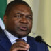 President of Mozambique, Filipe Nyusi, curfew