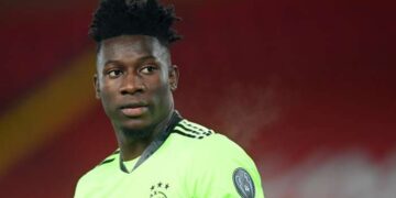 Ajax goalkeeper, Andre Onana handed 12-months ban for failing drug test
