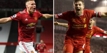 ‘McTominay is better than Steven Gerrard’ – Manchester United fans spark debate on twitter