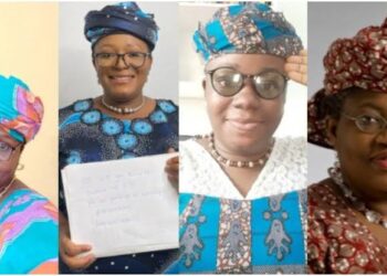 #BeLikeNgoziChallenge: Nigerians Eecreate Okonjo-Iweala's Outfits on Social Media