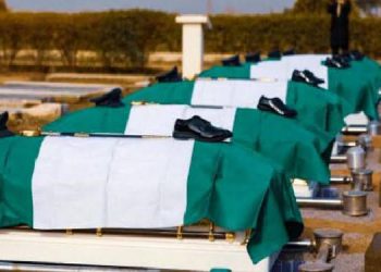 NAF Crash Victims Buried Amidst Tears