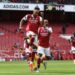Aubameyang scores hat-trick as Arsenal thump Leeds 4 – 2