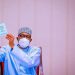 Buhari, Osinbajo Recieve COVID-19 Vaccine [PHOTOS]