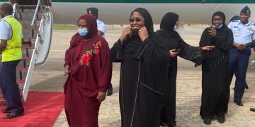 JUST IN: Six Months After Disappearing, Aisha Buhari Returns To Aso Villa
