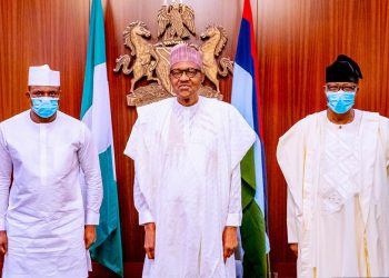 JUST IN: Buhari Receives, Bankole, Daniel, Other Defectors In Aso Rock