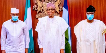JUST IN: Buhari Receives, Bankole, Daniel, Other Defectors In Aso Rock
