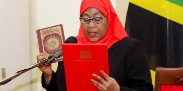 Tanzania’s Female Vice President Sworn-In As President
