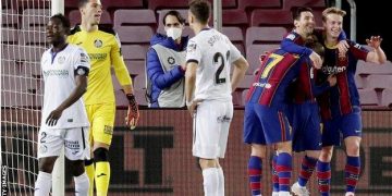 Laliga: Messi’s brace inspires Barcelona to crucial Getafe win