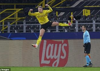 Erling Haaland arrives Man City amid transfer speculation