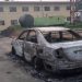 PHOTOS: Gunmen Attack Imo Police Command, Prison, Free Over 1500 Inmates, Set Vehicles Ablaze