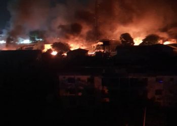 PHOTOS: Gunmen Attack Imo Police Command, Prison, Free Over 1500 Inmates, Set Vehicles Ablaze