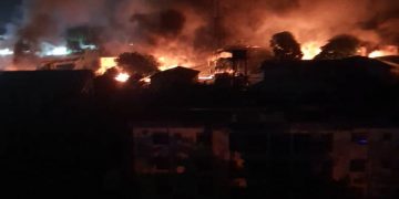 PHOTOS: Gunmen Attack Imo Police Command, Prison, Free Over 1500 Inmates, Set Vehicles Ablaze