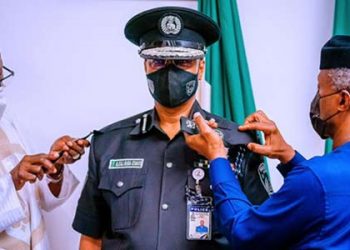 JUST IN: Osinbajo Decorates New IGP In Buharis’s Absence