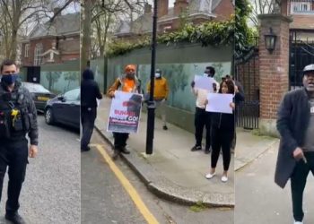 Medical Trip: Reno Leads Anti-Buhari Protest In London