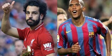 Salah equals Eto’o’s Champions League record