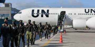114 Battle Ready Nigerian Policemen Arrive Somalia