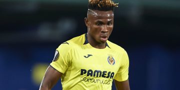Villareal’s Chukwueze nominated along side Messi and Courtois for La Liga POTM award