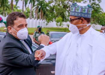 Buhari Holds Bilateral Talks with Libyan Leader in Abuja, Nigeria