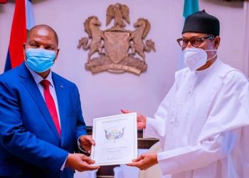 Buhari Hosts CAR President Touadera, Harps On Security