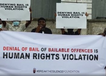 Actor Yomi Fabiyi leads Protest, demands Baba Ijesha be released on bail
