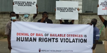 Actor Yomi Fabiyi leads Protest, demands Baba Ijesha be released on bail