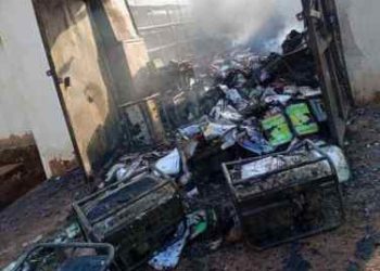 INEC Office Set Ablaze In Enugu