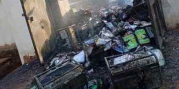 INEC Office Set Ablaze In Enugu